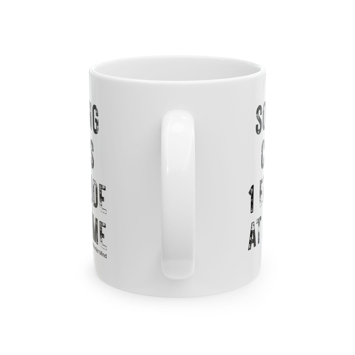 Solving Cases 1 Episode At A Time White Ceramic Mug, (11oz, 15oz)