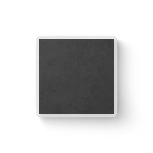The Murder Mind Black Porcelain Magnet, Square