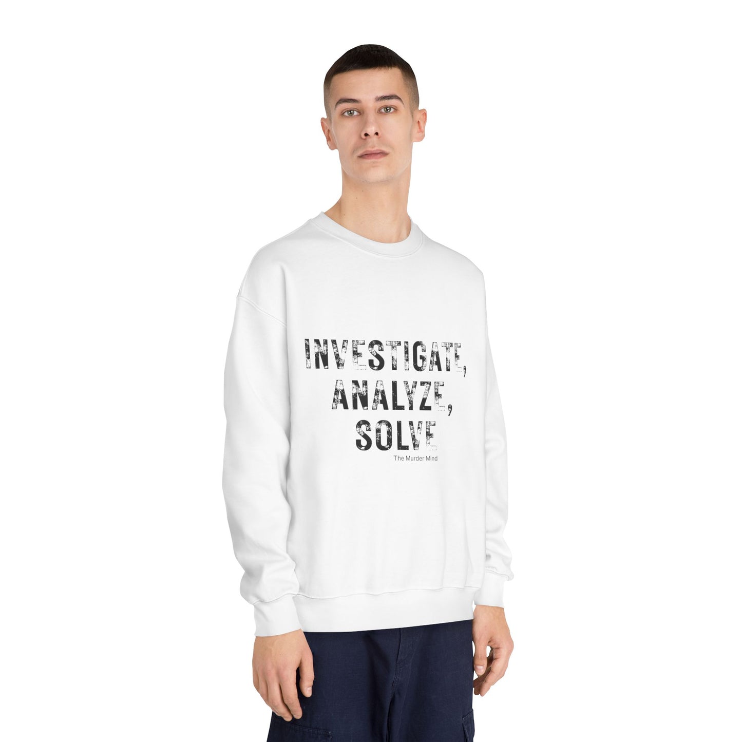 Investigate, Analyze, Solve Unisex DryBlend® Crewneck Sweatshirt