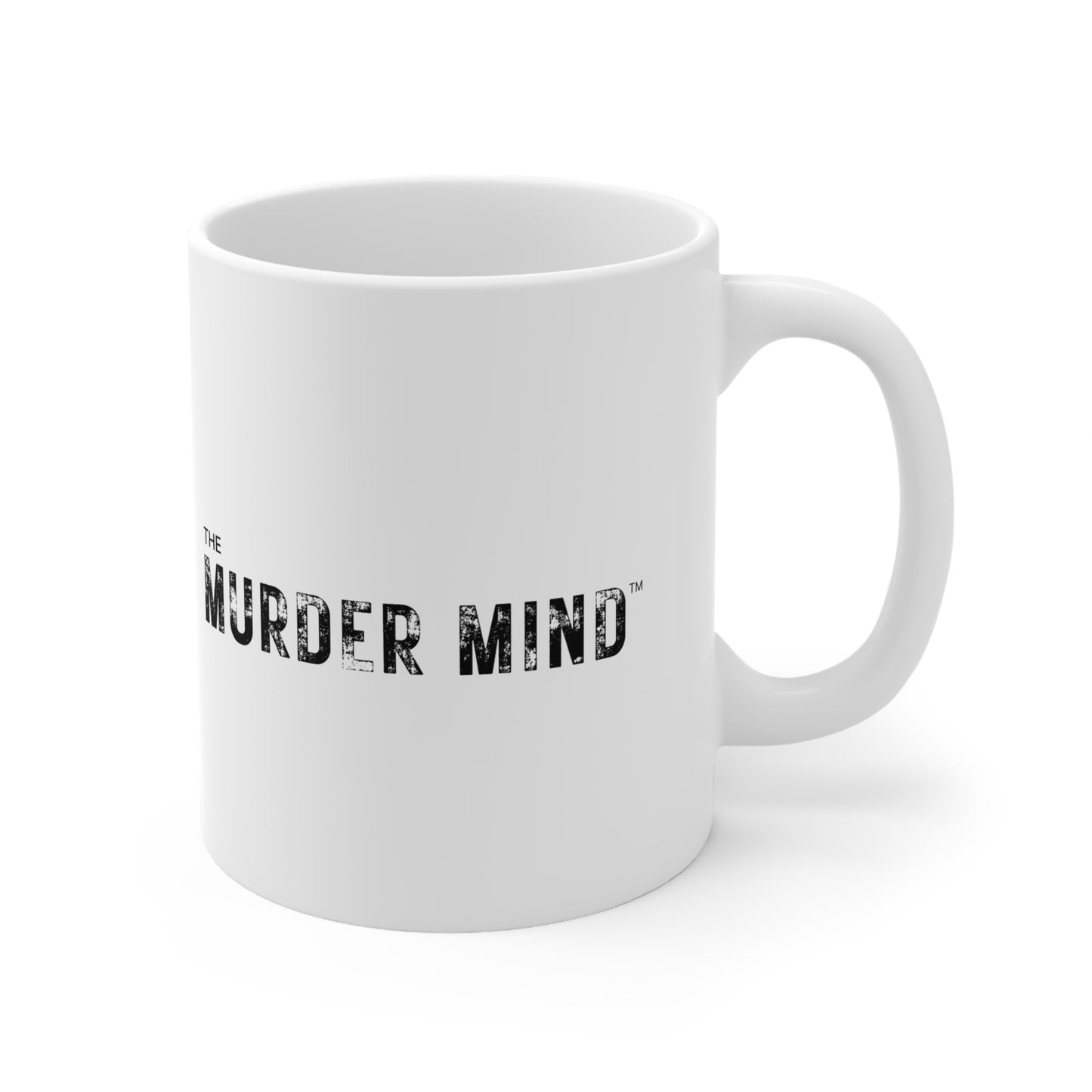 The Murder Mind White Coffee Mug, 11oz