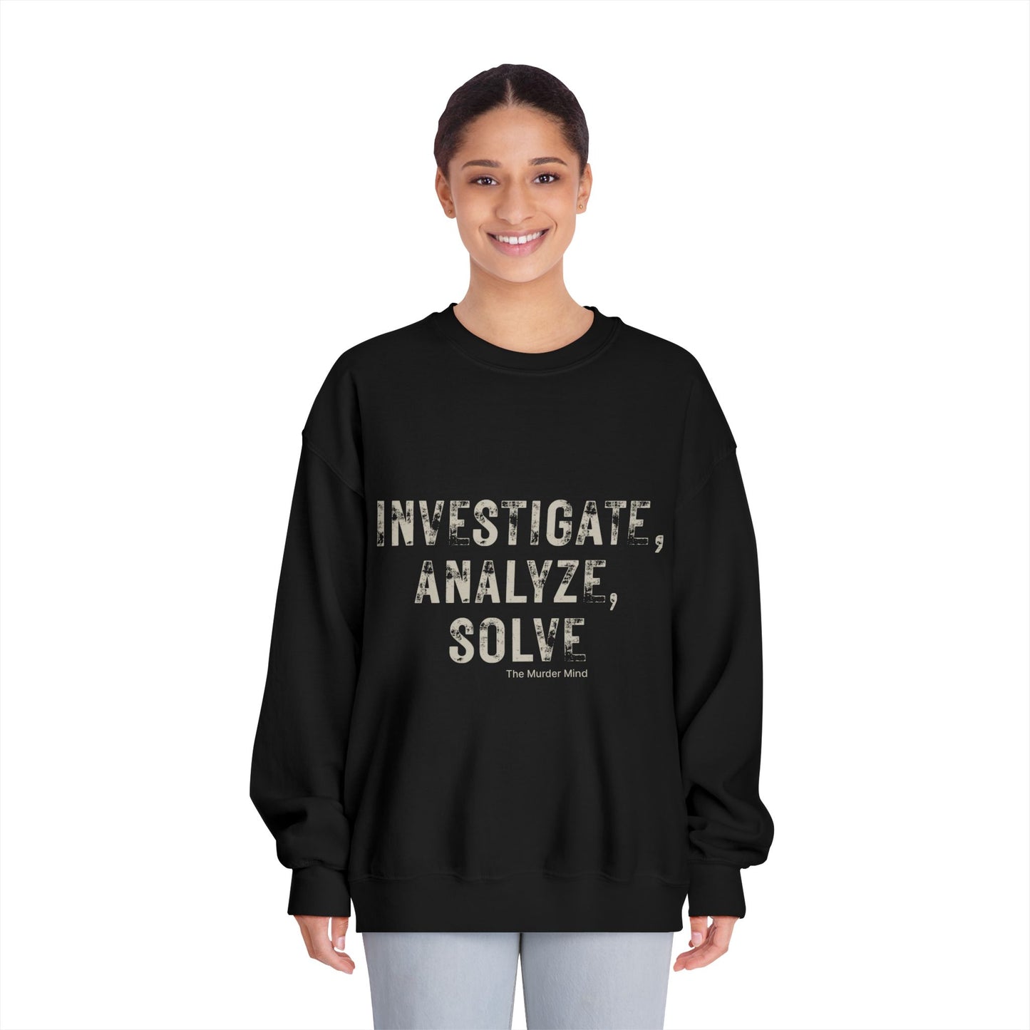 Investigate, Analyze, Solve Unisex DryBlend® Crewneck Sweatshirt