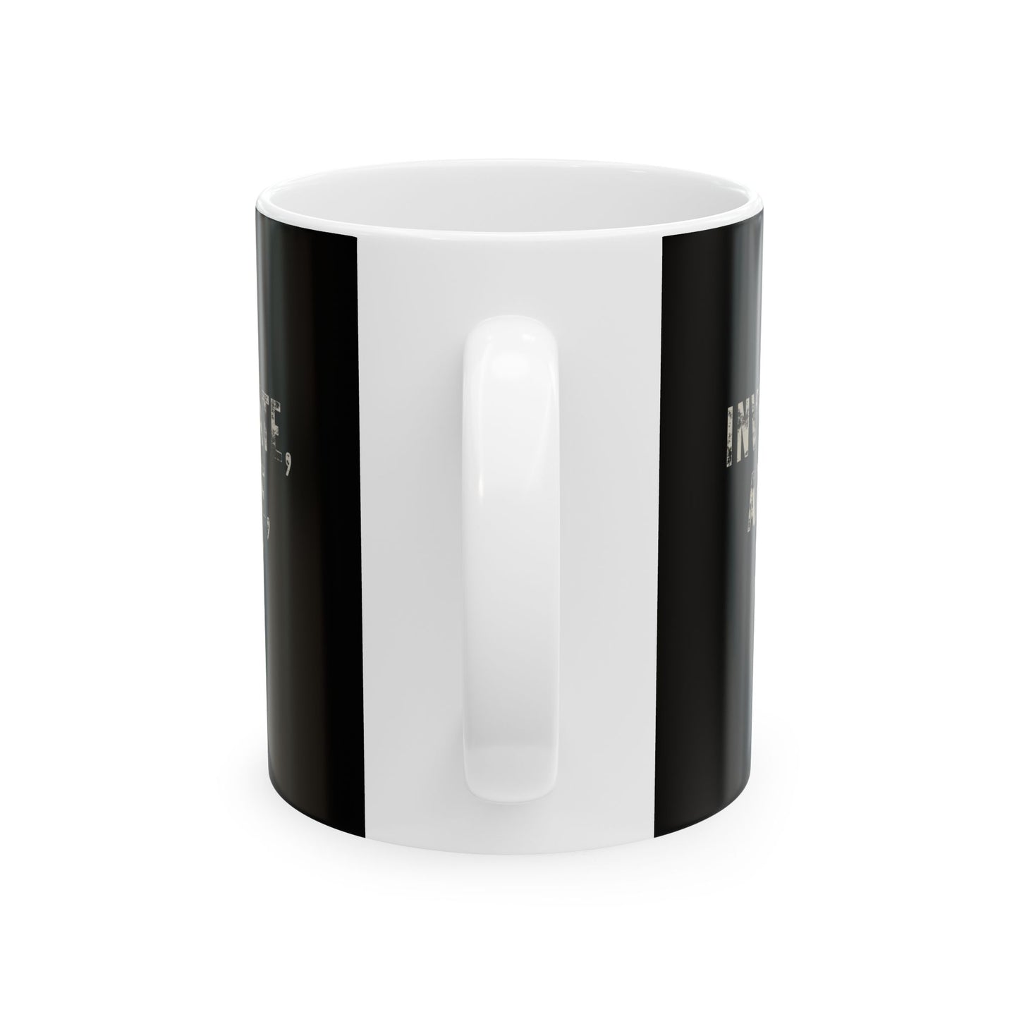 Investigate, Analyze, Solve Black Ceramic Mug, (11oz, 15oz)