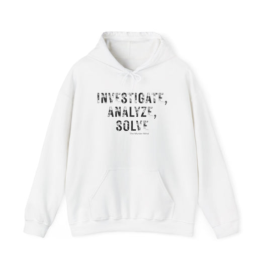 Investigate, Analyze, Solve Unisex Heavy Blend™ Hooded Sweatshirt