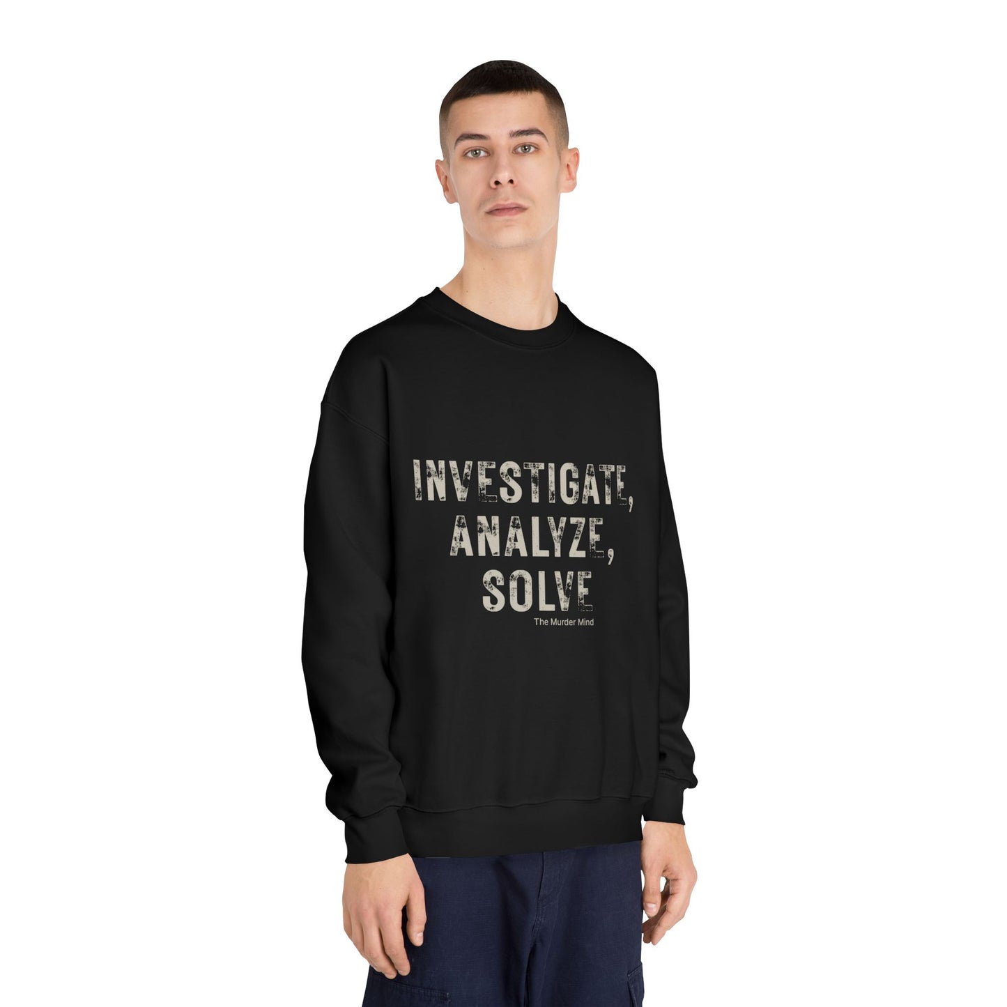 Investigate, Analyze, Solve Unisex DryBlend® Crewneck Sweatshirt
