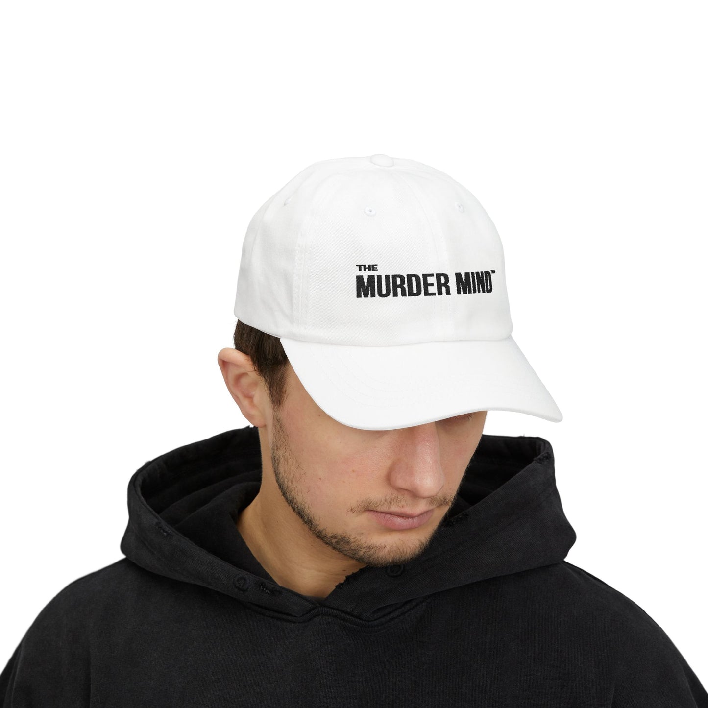 The Murder Mind White Classic Dad Cap