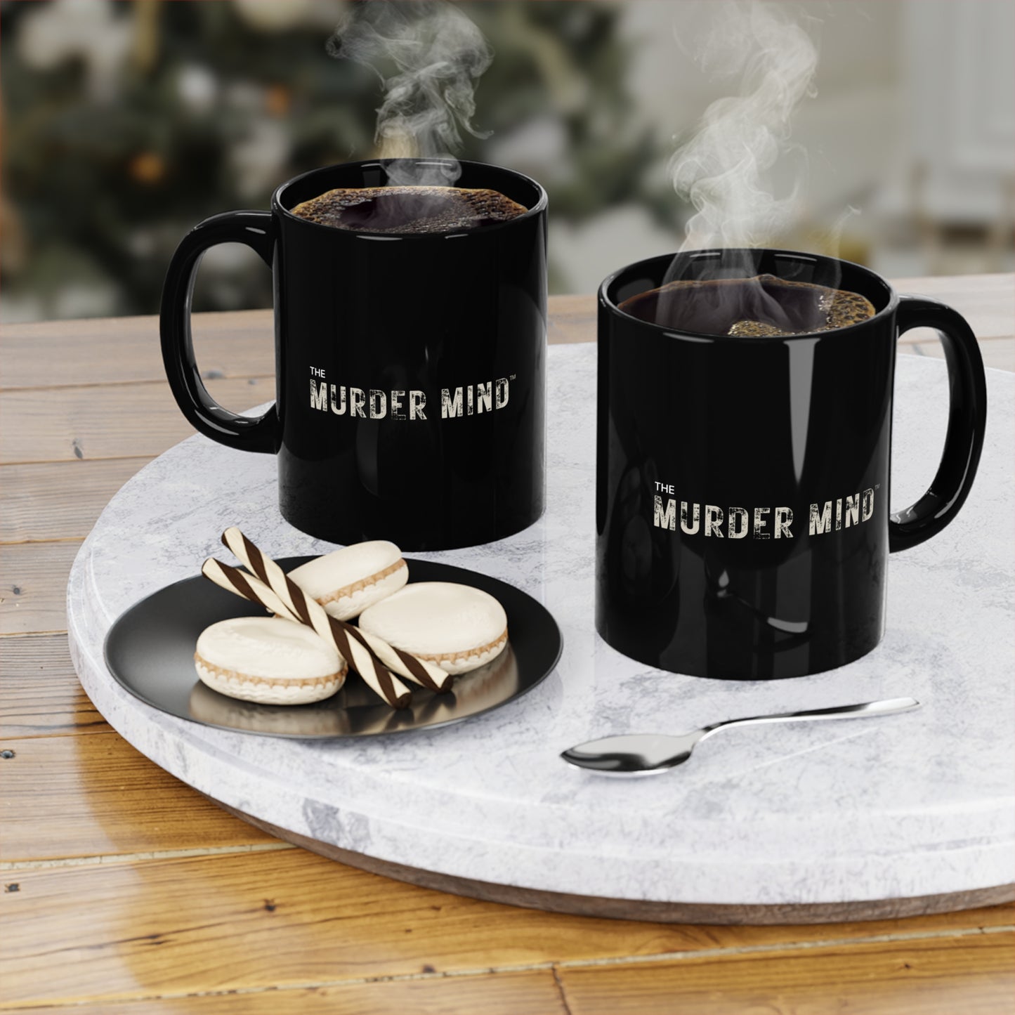 The Murder Mind Black Coffee Mug, 11oz