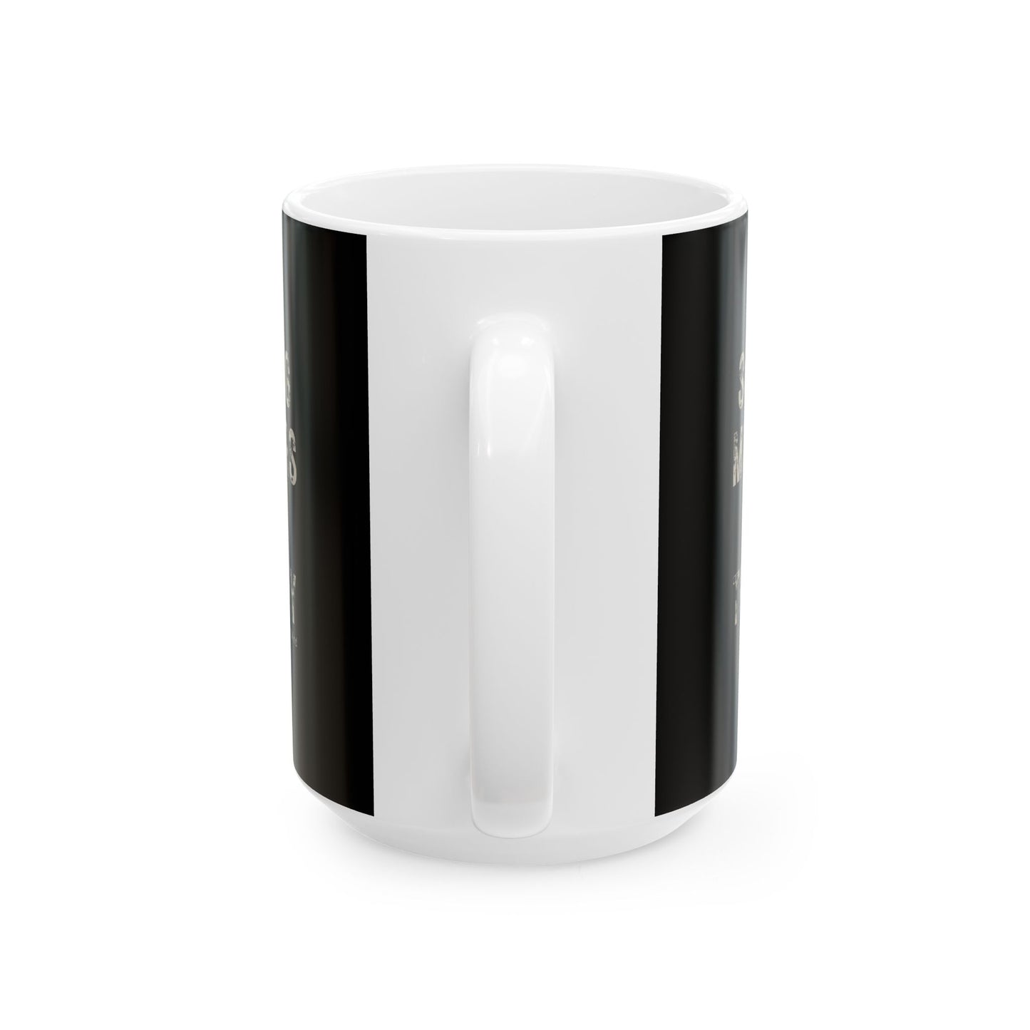 Solving Murders Is My Therapy Black Ceramic Mug, (11oz, 15oz)