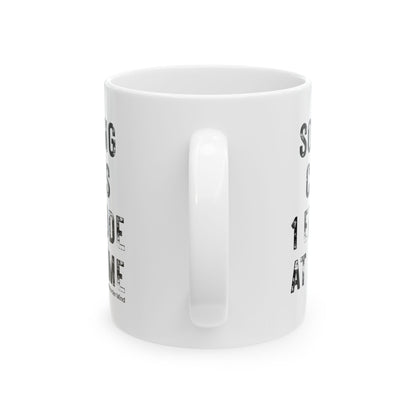 Solving Cases 1 Episode At A Time White Ceramic Mug, (11oz, 15oz)