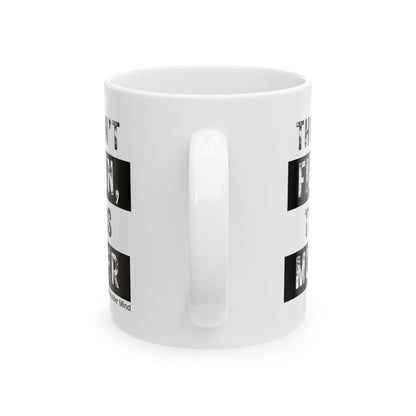 This Ain't Fiction, This Is Murder White Ceramic Mug, (11oz, 15oz)