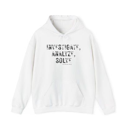 Investigate, Analyze, Solve Unisex Heavy Blend™ Hooded Sweatshirt