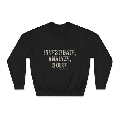 Investigate, Analyze, Solve Unisex DryBlend® Crewneck Sweatshirt