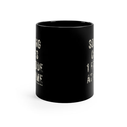 Solving Cases 1 Episode At A Time Black Coffee Mug, 11oz