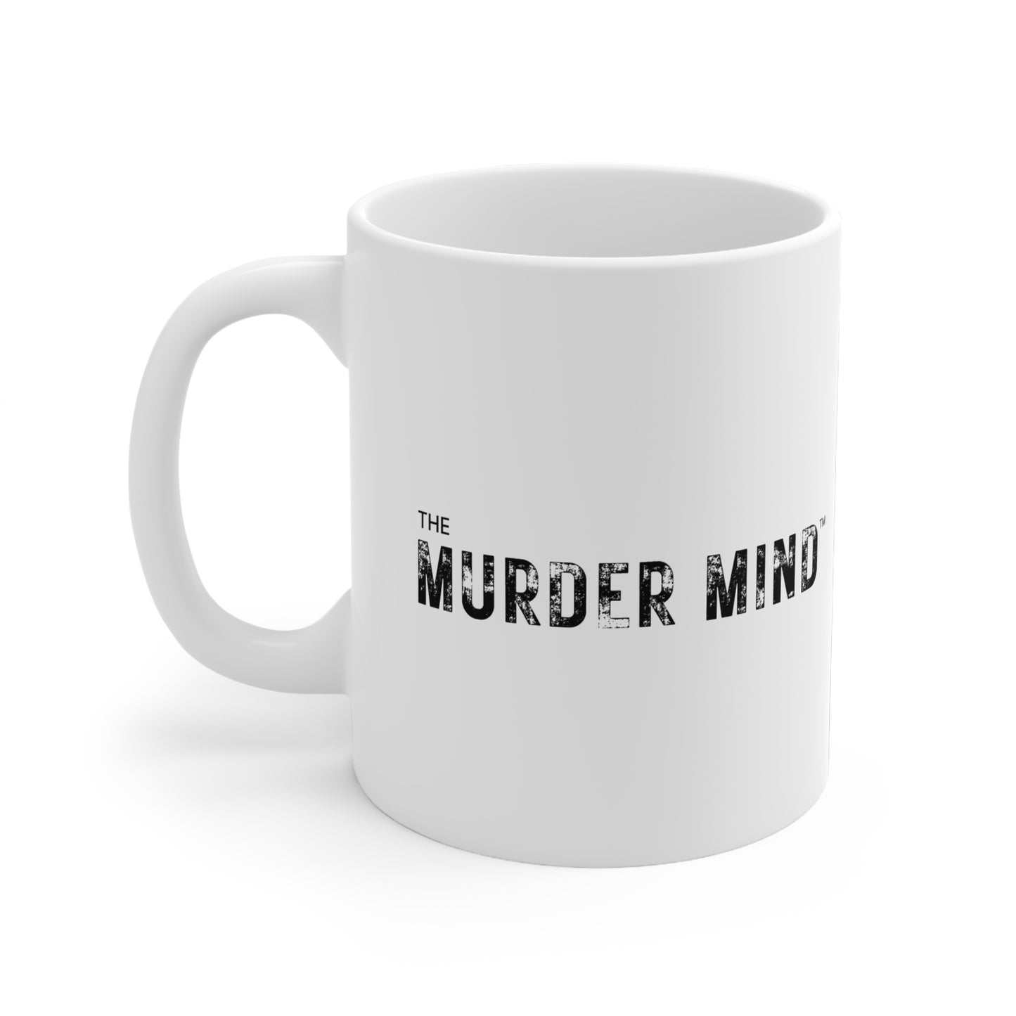 The Murder Mind White Coffee Mug, 11oz